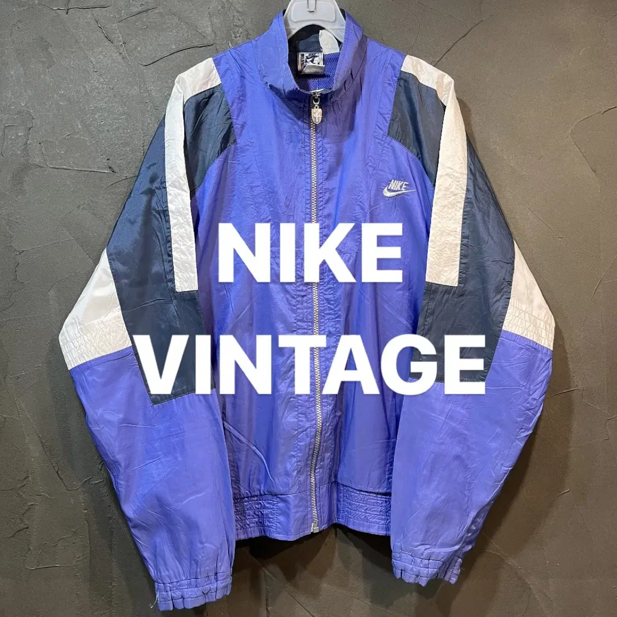 [L] NIKE 나이키 올드스쿨 빈티지 바람막이